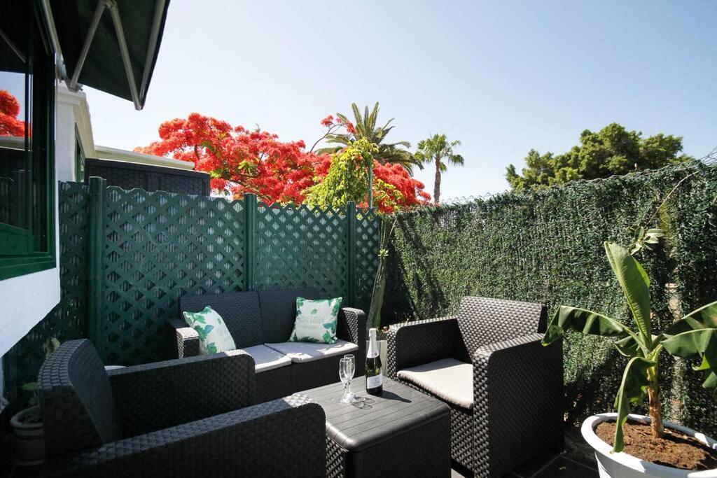 Cozy & Modern Bungalow W/Private Garden Bbq+Wifi มาสปาโลมาส ภายนอก รูปภาพ