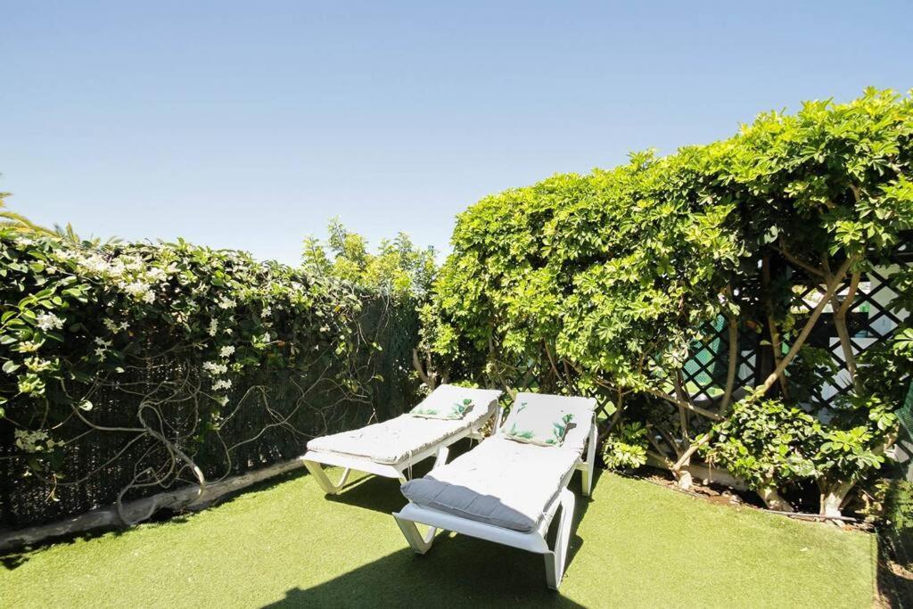 Cozy & Modern Bungalow W/Private Garden Bbq+Wifi มาสปาโลมาส ภายนอก รูปภาพ